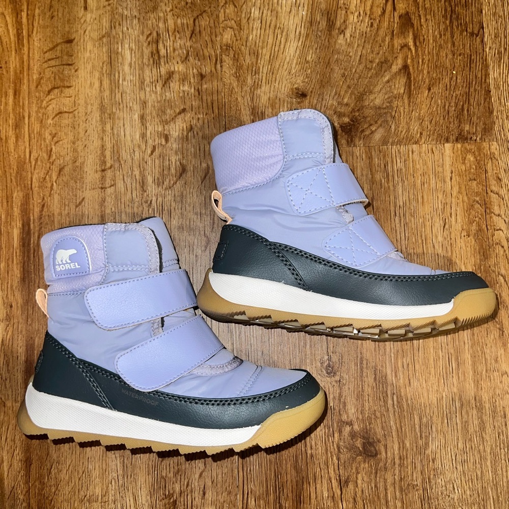 Sorel Girls Snow Boots Whitney II Strap Twilight Lavender